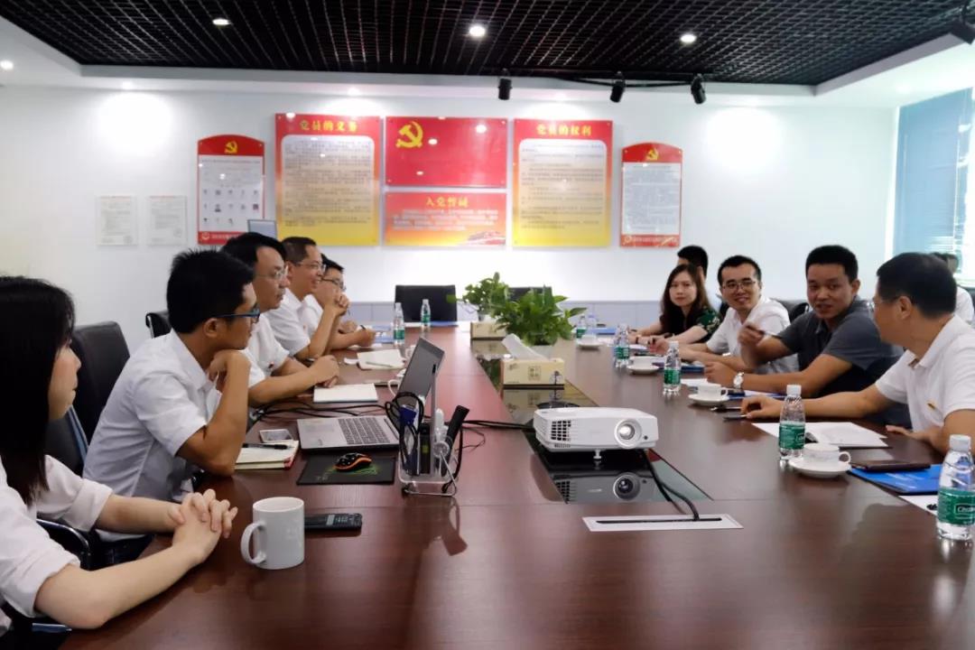 深圳市市委組織部領導一行到長隆科技參考指導黨建工作