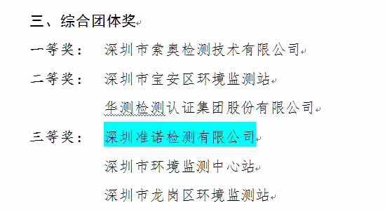 深圳市第二屆生態(tài)環(huán)境監(jiān)測(cè)專業(yè)技術(shù)人員大比武