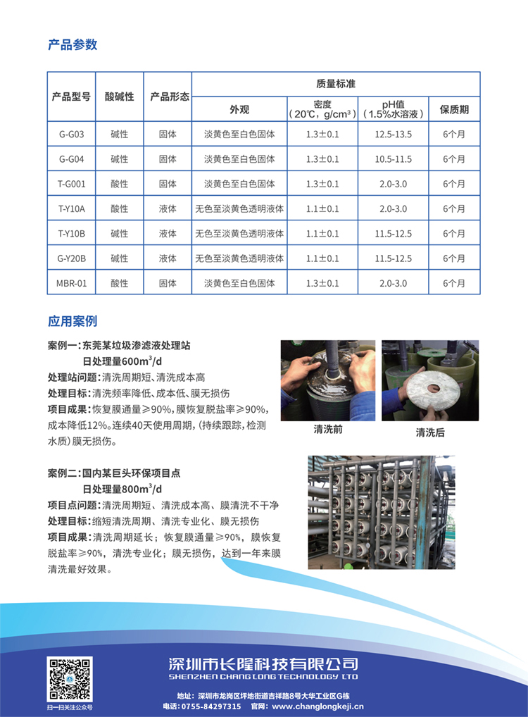 膜清洗劑